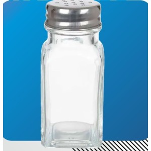 SALEIRO/PIMENTEIRO 9X4CM 8776 VIDRO 2W