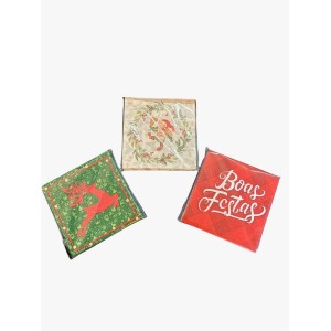 GUARDANAPO DE MESA 25X25CM RMI7484 ESTAMPADO RIO MASTER