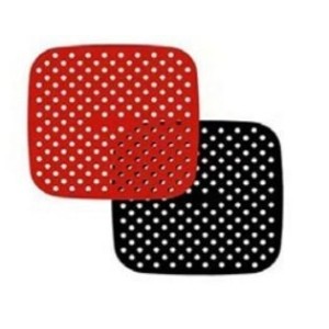 TAPETE QUADRADO SILICONE PARA AIR FRYER 19CM TOP1029 DL FESTAS
