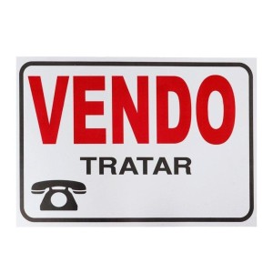 PLACA DE VENDO 20X30 728901 PACIF