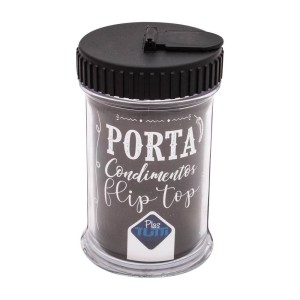 ORG FLIP TOP CONDIMENTO PRETO 2432/02 PLASTUTTI