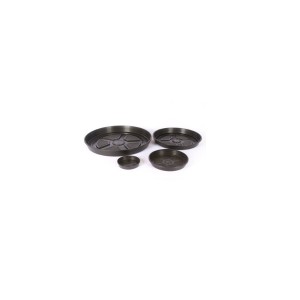 Prato Para Vaso Nº 30 Preto   240 - BigPlast