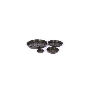 Prato Para Vaso Nº 33 preto   242 - BigPlast
