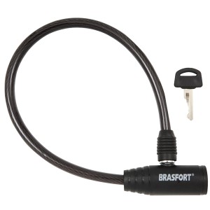 Cadeado bicicleta com chave 8mmx60cm 7016 - Brasfort