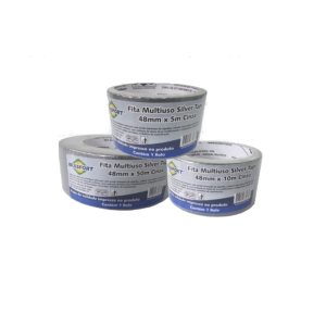 Fita multiuso 48mmx5m Cinza 7547 - Brasfort