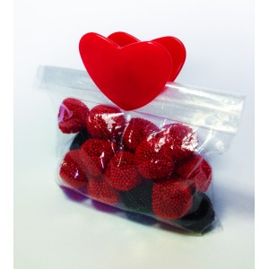 Prendedor coração com 4 peças  1450 - Decor util