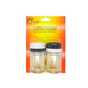 Paliteiro Plástico Com 2 Peças  MZ-36021 - Monaliza