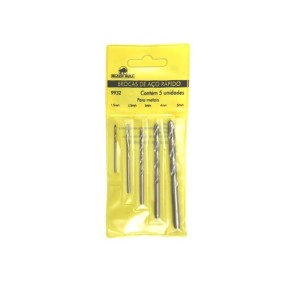 Broca aço rápido 5 peças 9932 - Daler