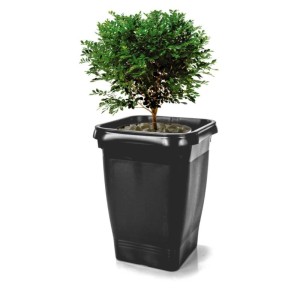 Vaso coluna preto 13,5L  2344 - Ercaplast