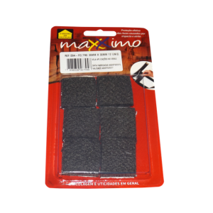 Protetor Adesivo 30x30mm - 12 Peças  094 - Maxximo