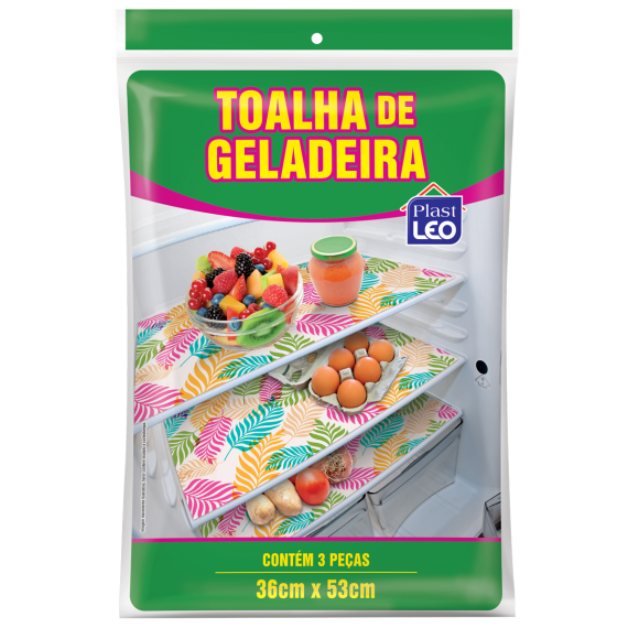 Toalha de Geladeira Com 3 Peças  918 - plast Leo