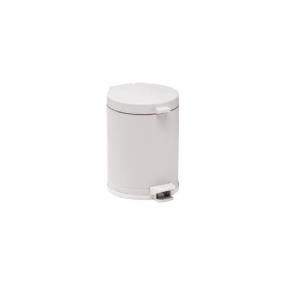 Lixeira Com Pedal e Recipiente Plástico Branca 10,5L  3561 - Viel