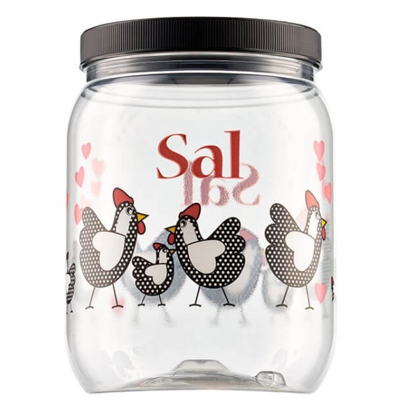 Pote Pet TR 1700ml Galinha Sal  6627 - Bandeirante