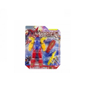 Robô Plastico Com Luz e Acessorios CTL 18cm  AB0501 - Altimix