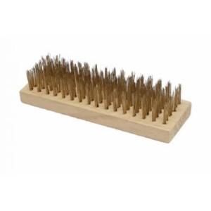 Escova de aço latona sem cabo 6 fileiras 2024 - Pinceis compel