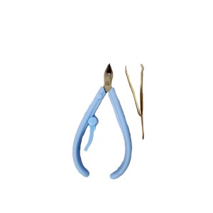 Alicate  Cutícula  Com Pinça Basic PÇ SL0701 ORIGINAL