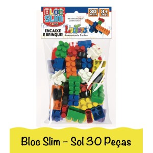 Bloc Slim C/30PÇS SOLAPA 853 - LUCTOYS
