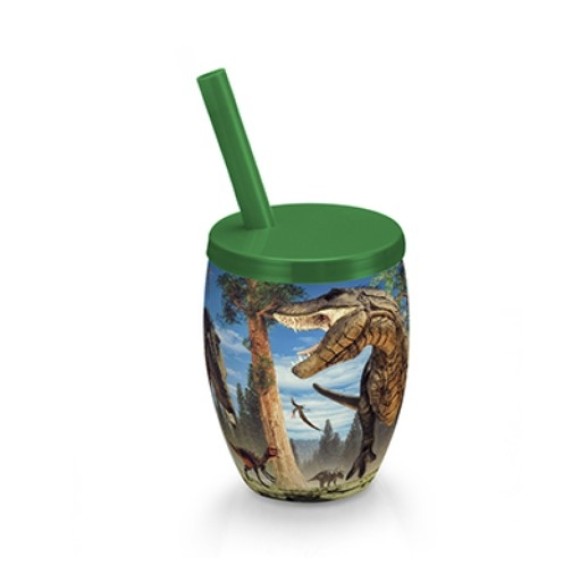 Copinho Boj.Dinossauro Caculinha 300 ML (SLEEVE)  03.67 - INJETEMP