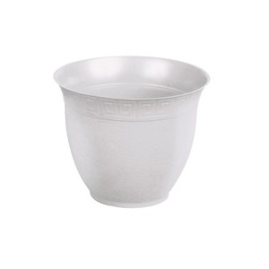 Vaso Redondo 14cm Cinza  067 - BRASAMI