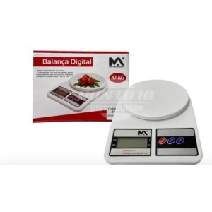 Balança De Uso Dom. Digital Para Cozinha 10kg MAX-211033 - DYNASTY