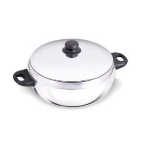 Caçarola Bojuda 22cm C/Alça  007 - ALUMÍNIO GLOBO