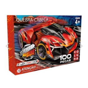 Quebra  Cabeça 100 Peças - Fast Machine 10889 - PAIS E FILHOS