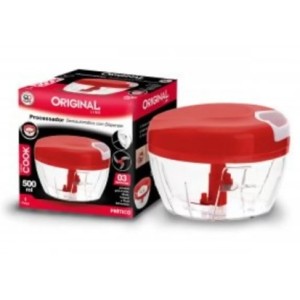 Processador De Alimentos 500 ML Vermelho Cook  SL0233 - ORIGINAL