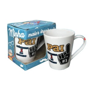 Caneca Tulipa 250ML Pai Caixinha  22C - R R PORCELANAS