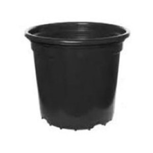 Vaso Pote 15 15X11cm Preto  0602G - GOYAMA