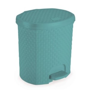 Lixeira 6 L Rattan Verde  052 - NITRON