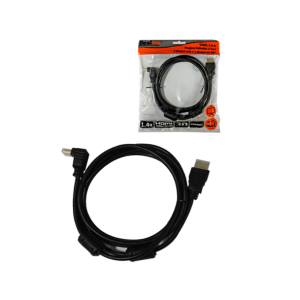 Cabo HDMI 1,8m 1 plug reto e 1 plug 90 graus bfh1341 - Bestfer
