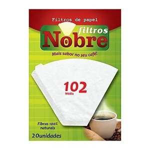 FILTRO DE CAFE C/20PÇS 102 NOBRE