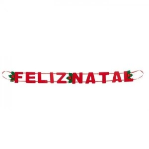 FAIXA FELIZ NATAL 120CM WF-1050 RIO MASTER