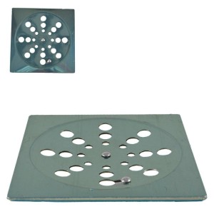 GRELHA QUAD. 100MM 200003 ABRE E FECHA AÇO INOX OVERTIME