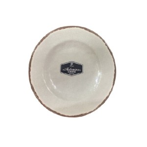 PRATO DE SOBREMESA 4799 AREIA MELAMINA BELLAGIO 