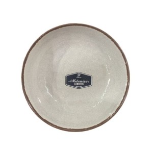 TIGELA DE MELAMINA 21X6CM 4805 AREIA BELLAGIO 