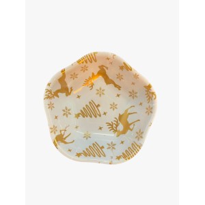 TIGELA PLÁSTICA JCA3654 ONDULADA FIGURAS NATALINA DR RIO MASTER