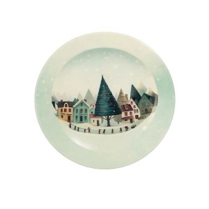 PRATO MELAMINA 18CM YX4015 REDONDO FLORESTA RIO MASTER