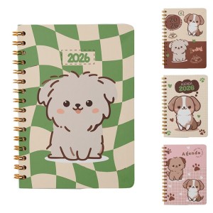 AGENDA A5 168 FOLHAS 11X15CM RMT5721 DOG FOFINHO RIO MASTER