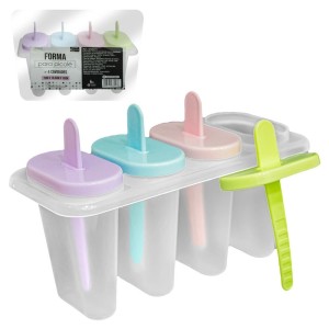 FORMA P/ PICOLE DT25771 4 CAVIDADES FUXING