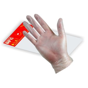 Luva de vinil - não esteril - com 6 peças  0369 - DPG