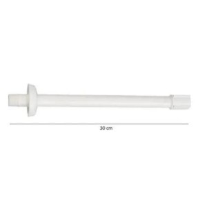BRAÇO PARA CHUVEIRO 30CM 1/2 41.027/144  BRANCO INDEPENDENCIA