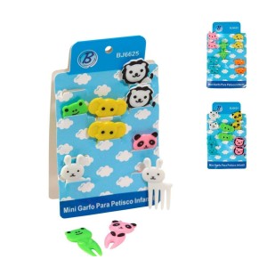 GARFO DE PLASTICO P/PETISCO C/10 BJ6625 BJ POP