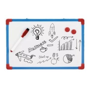 QUADRO DE ESCRITA MAGNETICO C 2IMAS 1CANETA 35X25CM TOP2044 DL FESTAS