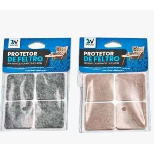 PROTETOR AUTOADESIVO 8PÇS 8791 QUADRADO 2W