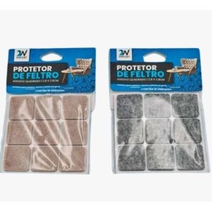 PROTETOR AUTOADESIVO 18PÇS 8792 QUADRADO 2W