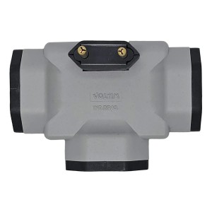 PLUGUE MULTIPLICADOR 3 SAIDAS ARTICULADO 2P 10A PT V-53PTE1C30 VOLTIM