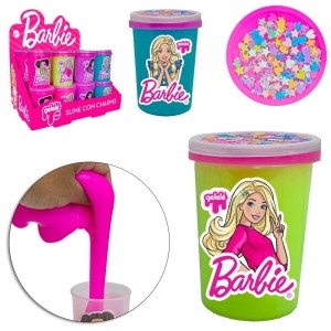 GELELE SLIME POTE 180G BARBIE 3942 DOCE BRINQUEDO