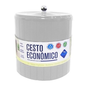 CESTO ECONOMICO 5L BRANCO 0101/02 PLASTUTTI