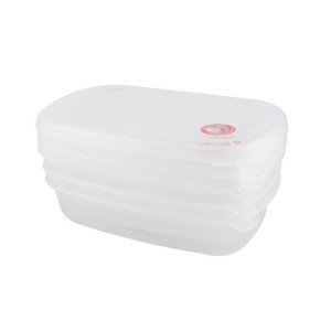 KIT 3 ORG RETANGULAR 500 ML CLEAN 2031/01 PLASTUTTI